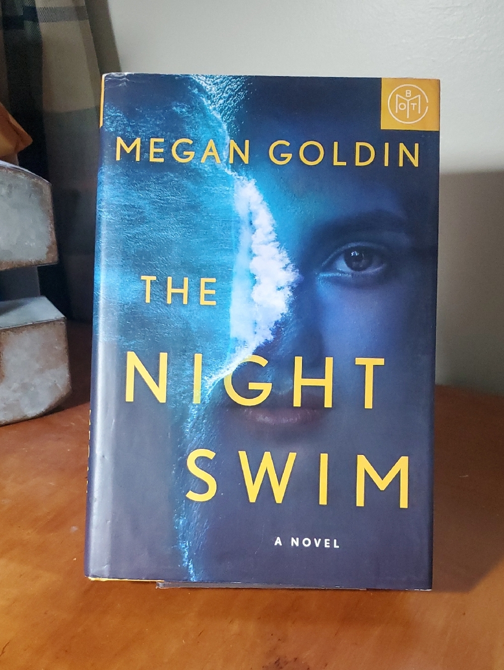 The Night Swim by Megan Goldin - Blue Hardcover Novel